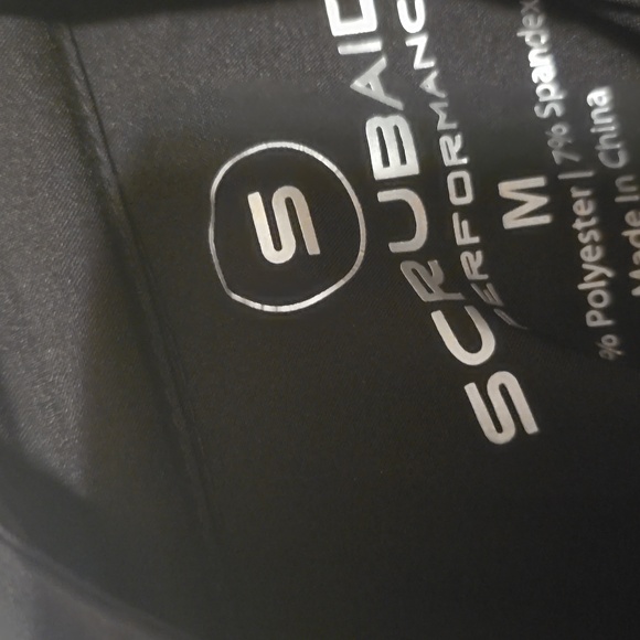 Scrubaid Black Full-Zip Jacket Lightweight Womens Size Medium - Picture 2 of 3